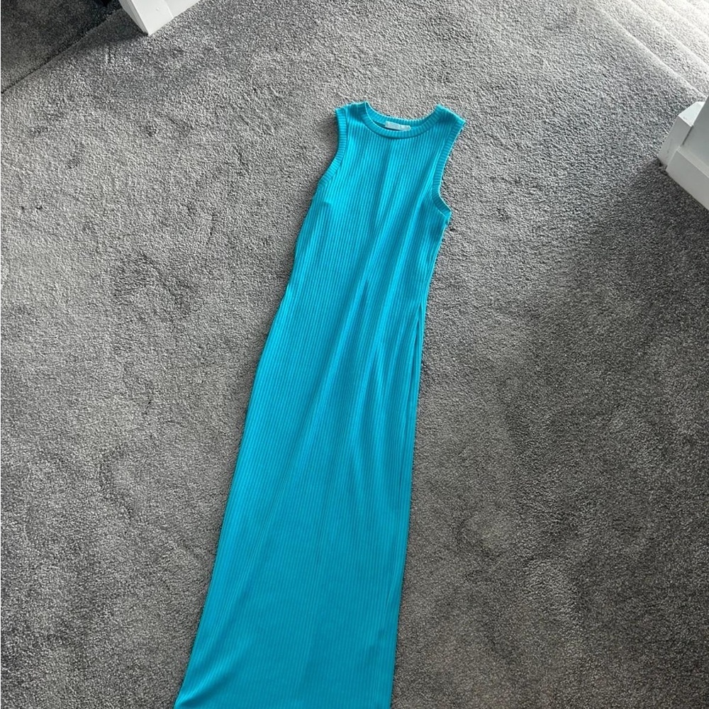 Primark Turquoise Sleeveless Maxi Dress